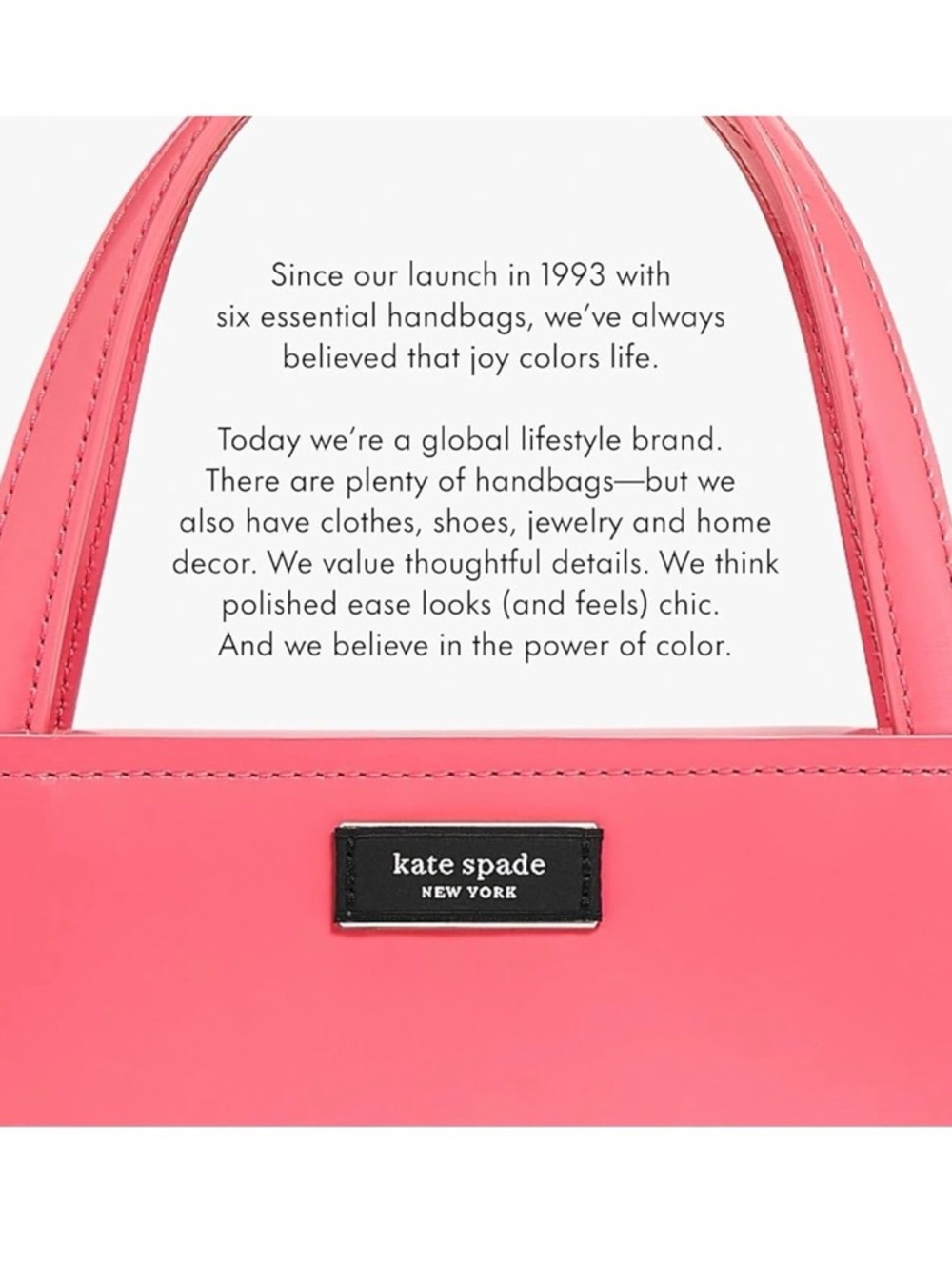 ❌SOLD❌ kate spade Cream Canvas Tote with Pink and Blue Book Stack Print - Picture 10 of 10